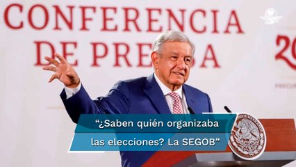 AMLO asegura que no busca desaparecer al INE, sino que ya no esté en manos de la oligarquía