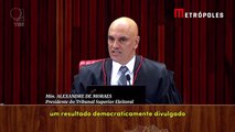 “Serão tratados como criminosos”, diz Alexandre de Moraes sobre quem não aceitar o resultado das eleições