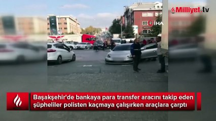 İstanbul'da hareketli anlar! Para transfer aracını takip edenler dehşet saçtı