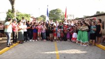 Familias de Masatepe caminan en rutas dignas