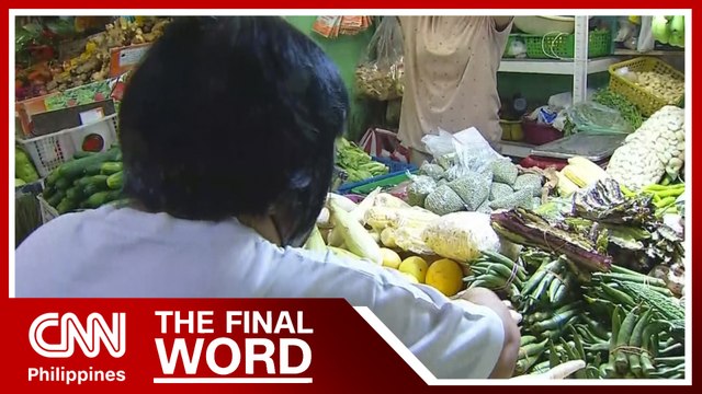 Market vendors feel impact of 'Paeng' on food supply