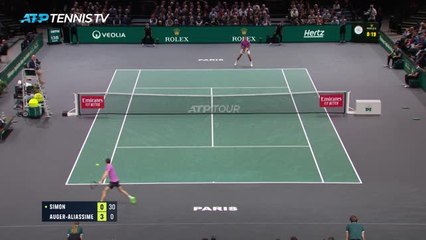Rolex Paris Masters - Simon part à la retraite après une ultime défaite contre Auger-Aliassime