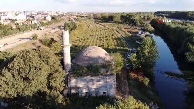 Edirne'de Evliya Kasım Paşa Camisi definecilerin ve uyuşturucu bağımlılarının meskeni oldu