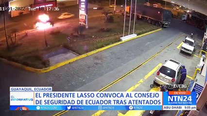 Lasso convocó una reunión con el Consejo de Seguridad ante la violencia que vive Ecuador