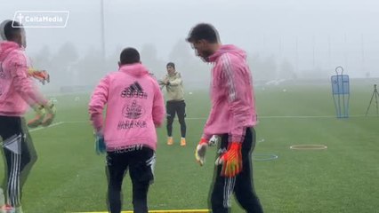 Segundo entrenamiento del Celta de Carlos Carvalhal