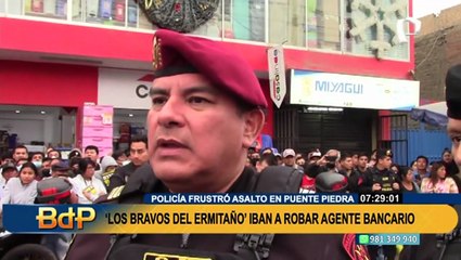 Puente Piedra: Así cayeron “Los Bravos del Ermitaño” cuando intentaban asaltar un banco