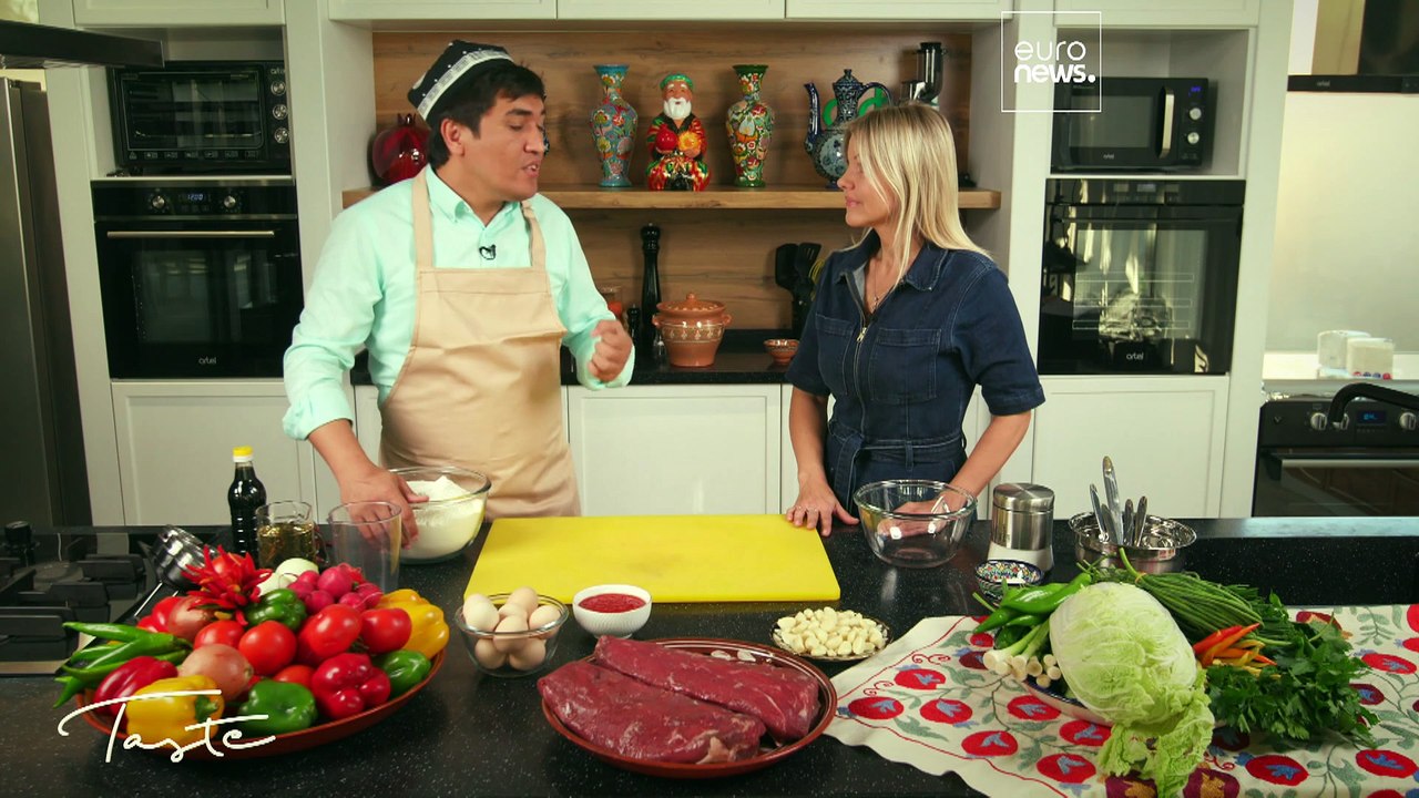 Geheimnisse der usbekischen Küche: Chuzma Lagman, gedehnte Nudeln