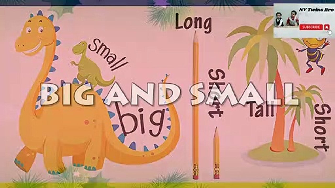 Learn Big & Small / बड़े और छोटे सीखें