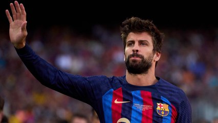 El ocaso:  Gerard Piqué se retira fel Barça y del fútbol