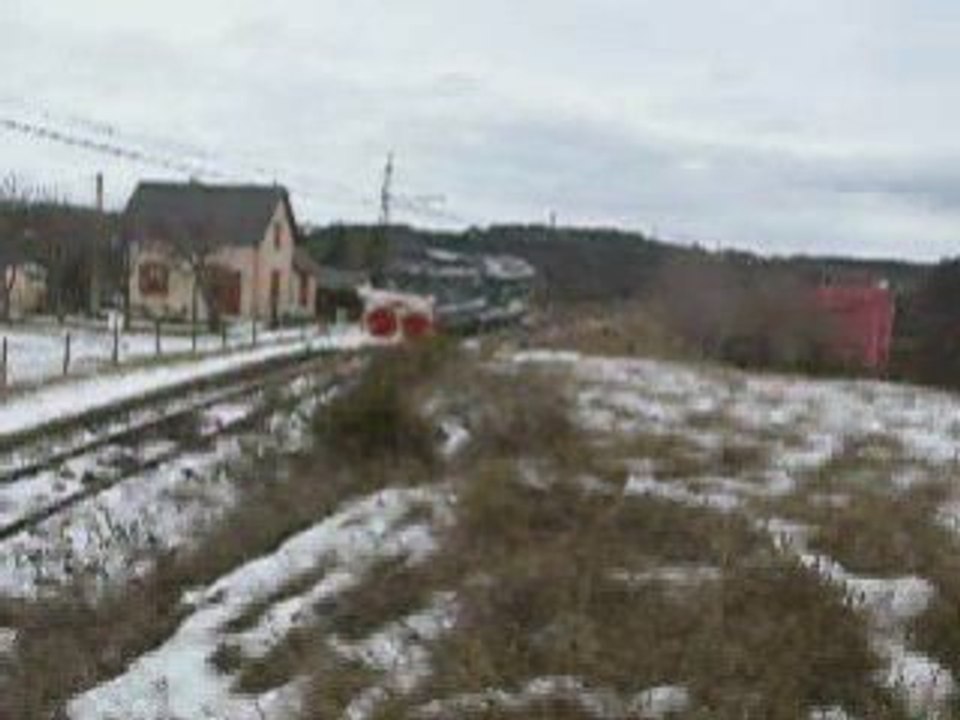 Train chasse neige rotatif Garabit fraiseuse