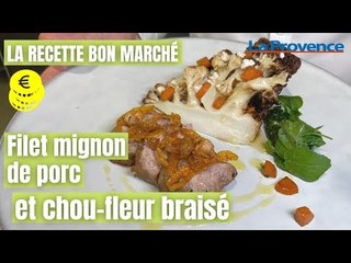La recette bon marché #1 : filet mignon de porc et chou braisé par le chef du Prieuré Marc Fontanne