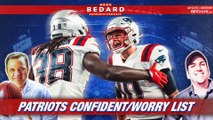 Patriots confident/worried list midway through season | Greg Bedard Patriots Podcast