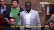 Un diputado ultraderechista lanza un exabrupto racista mientras hablaba un legislador negro en el Parlamento francés