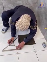 Construction Workers With Incredible Tiling Skills - Satisfying Video