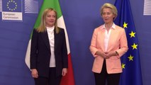 Giorgia Meloni incontra Ursula von der Leyen