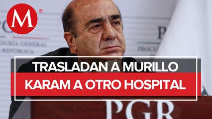 Jesús Murillo Karam es trasladado a otro hospital para continuar tratamiento médico
