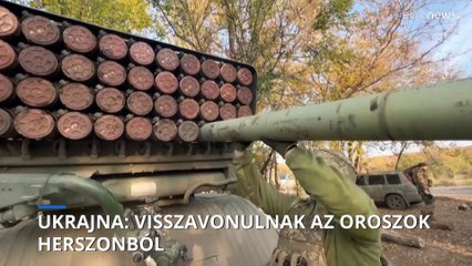 Ukrajna: az orosz csapatok visszavonulnak Herszonból