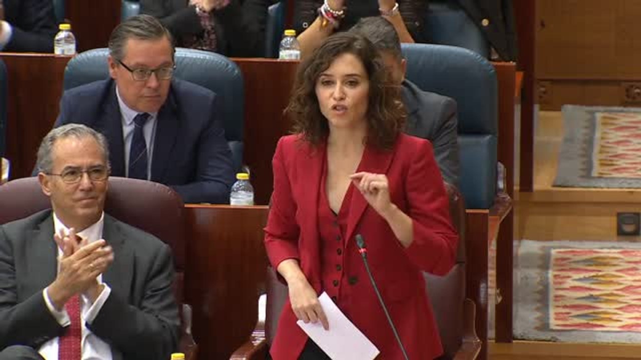 Ayuso cuestiona en la Asamblea de Madrid el testimonio de la médica agredida el pasado domingo