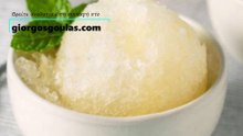 Homemade Lemon Granita Recipe / Σπιτική Γρανίτα Λεμόνι