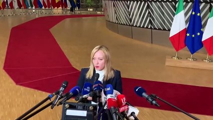 Meloni: "Energia, servono soluzioni Ue concrete"