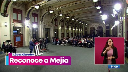 López Obrador reconoce el trabajo de Ricardo Mejía, subsecretario de Seguridad