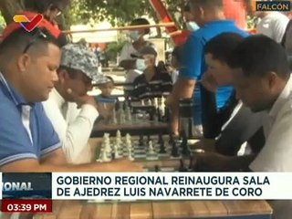 Falcón | Reinauguran Centro de Ajedrez Luis Navarrete en Coro