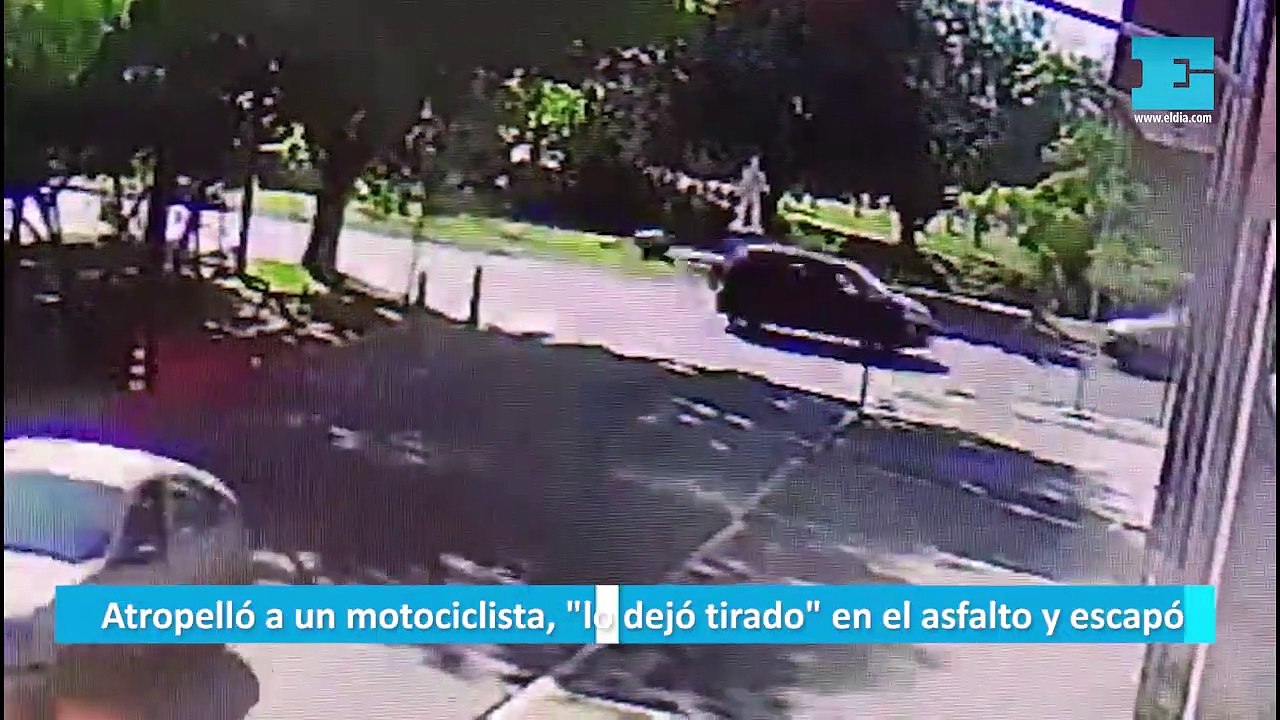 Atropelló a un motociclista, "lo dejó tirado" en el asfalto y escapó