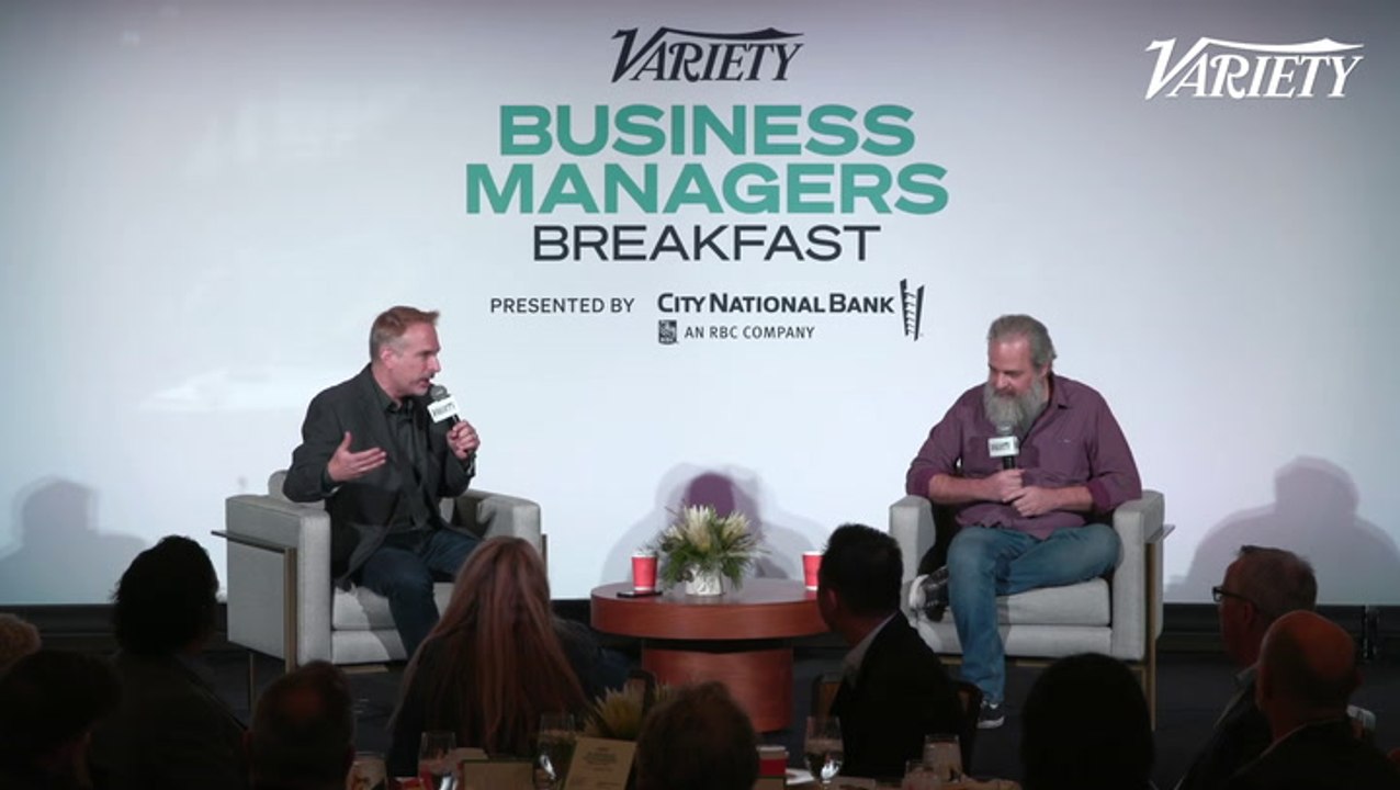 Dan Harmon at Variety's Business Managers Break...