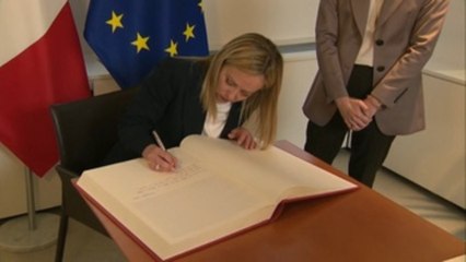 Meloni traslada a los líderes europeos su voluntad de "colaborar" con la UE