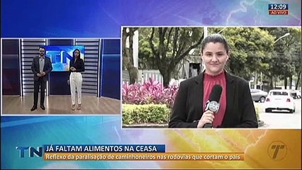 Bloqueio de estradas provoca desabastecimento de alimentos