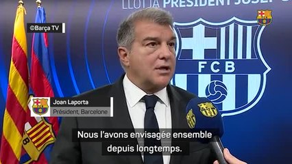 Barcelone - Laporta rend hommage à Piqué, "une référence du Barcelonisme"