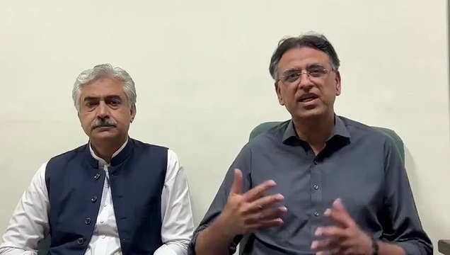سیکرٹری جنرل پاکستان تحریک انصاف اسد عمر اور میاں اسلم اقبال کا عمران خان پر بزدلانہ حملے کے حوالے سے اہم ترین بیان َ #عمران_خان_ہماری_ریڈ_لاین_ہے