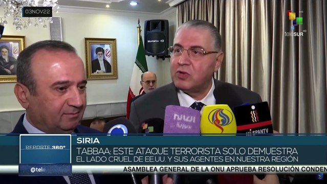 Siria condena ataques terroristas y desestabilizadores a Irán orquestados desde Occidente