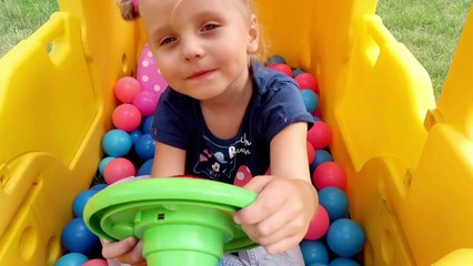 Wheels on the bus song Adventure Tayo little school bus Cute baby pretend play F_HD