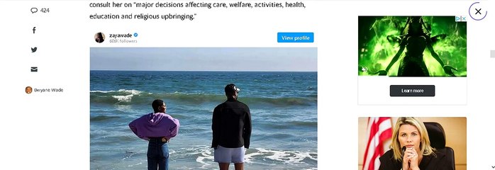 Dwayne Wade's EX Wife Objection To the TRANSITIONING Son Zaya Wade