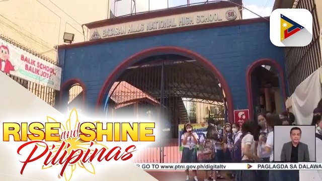 10 paaralan sa QC na pinayagang magpatupad ng blended learning, binisita ng DepEd; 53 paaralan sa NCR, pinayagang magpatupad ng blended learning