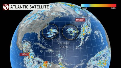 Keeping an eye on Lisa, Martin and potential areas for more tropical development