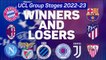 UEFA Champions League Group Stage Winners & Losers