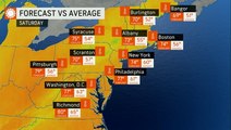 Your fall foliage forecast for an unseasonably warm weekend in the Northeast