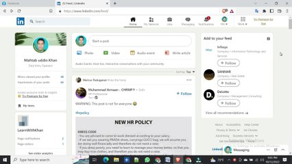 How to change LinkedIn Account Email Address