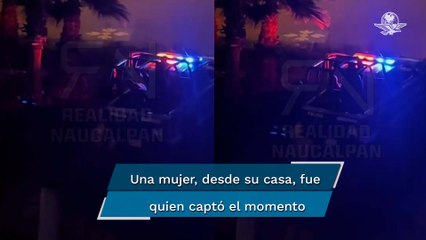 Captan a un policía golpeando y cacheteando a un detenido en Naucalpan