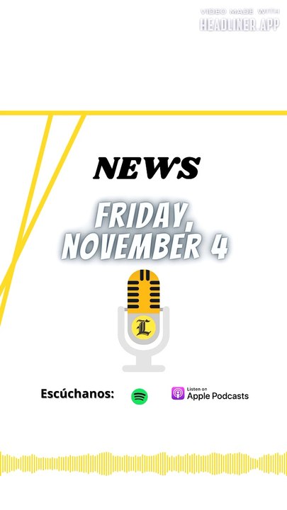 News Friday 04 november