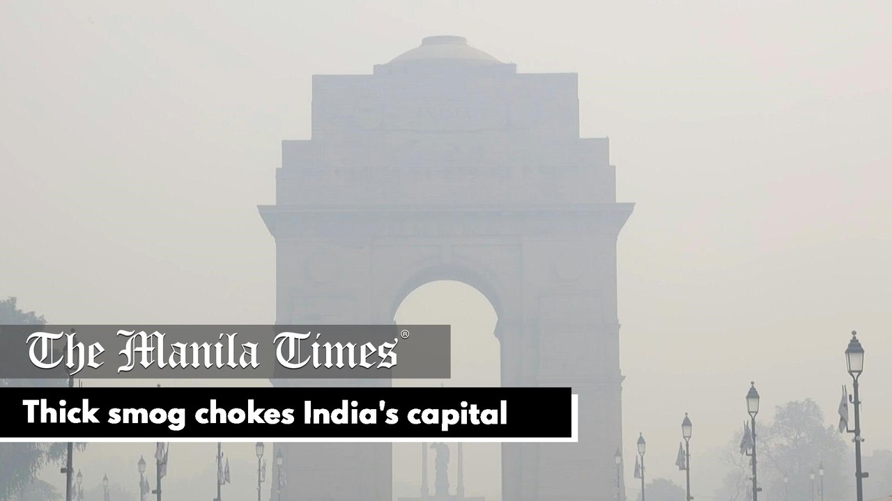 Thick smog chokes India's capital