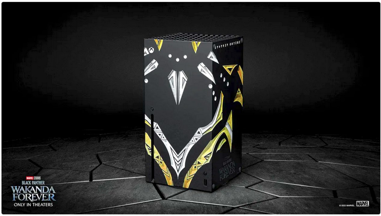 Black Panther: Wakanda Forever XBOX Series X | Unboxing a very-special Xbox with Letitia Wright