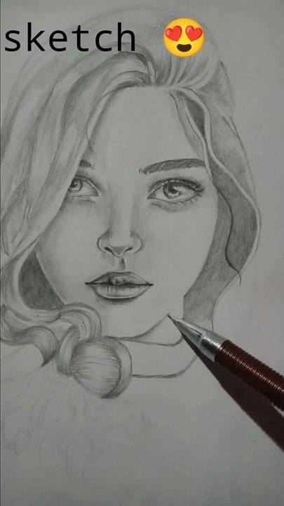 How to draw a beautiful girl , step by step shading tips, blending tutorials, must watch