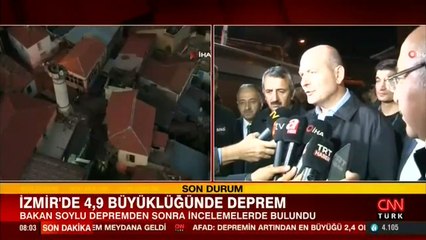 Son dakika... İzmir'de 4,9 büyüklüğünde korkutan deprem!