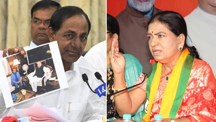 ఎమ్మెల్యేల కొనుగోలుపై గంటలకొద్దీ సోది - డీకే అరుణ *Telangana | Telugu OneIndia