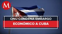 Asamblea General de la ONU condena bloqueo económico de EU a Cuba