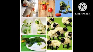 Veg and fruits carving knife Decoration ideas/04