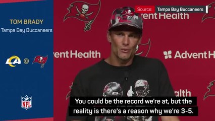 Download Video: No 'margin for error' at the Bucs, insists Brady